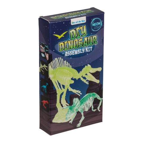 DIY Dinosaurier Skelett Bausatz Glow in the Dark Dino in zufälliger Variante