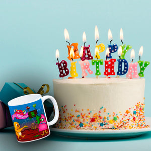 Monster Geburtstagsparty zum 8. Geburtstag Kaffeebecher