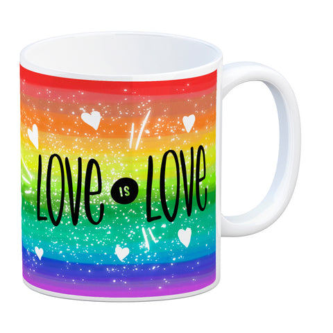Love is Love Regenbogen Kaffeebecher