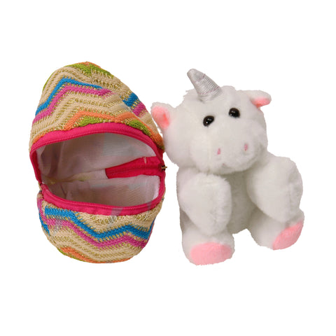 Mini Einhorn im Ei Kuscheltier