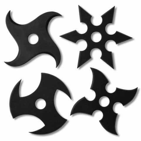 Glasuntersetzer Ninja Wurfstern - 4er Set