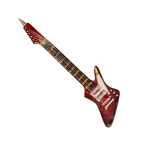 E-Gitarre Kugelschreiber in rot