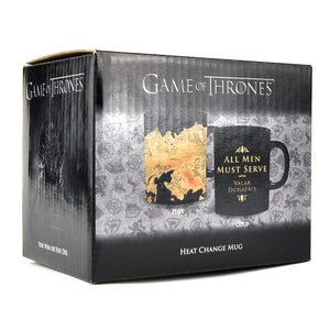 Game of Thrones Karte von Westeros Kaffeebecher mit Wärmeeffekt