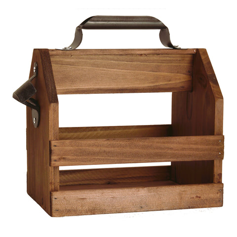 Bier Flaschenhalter mit Metall-Flaschenöffner