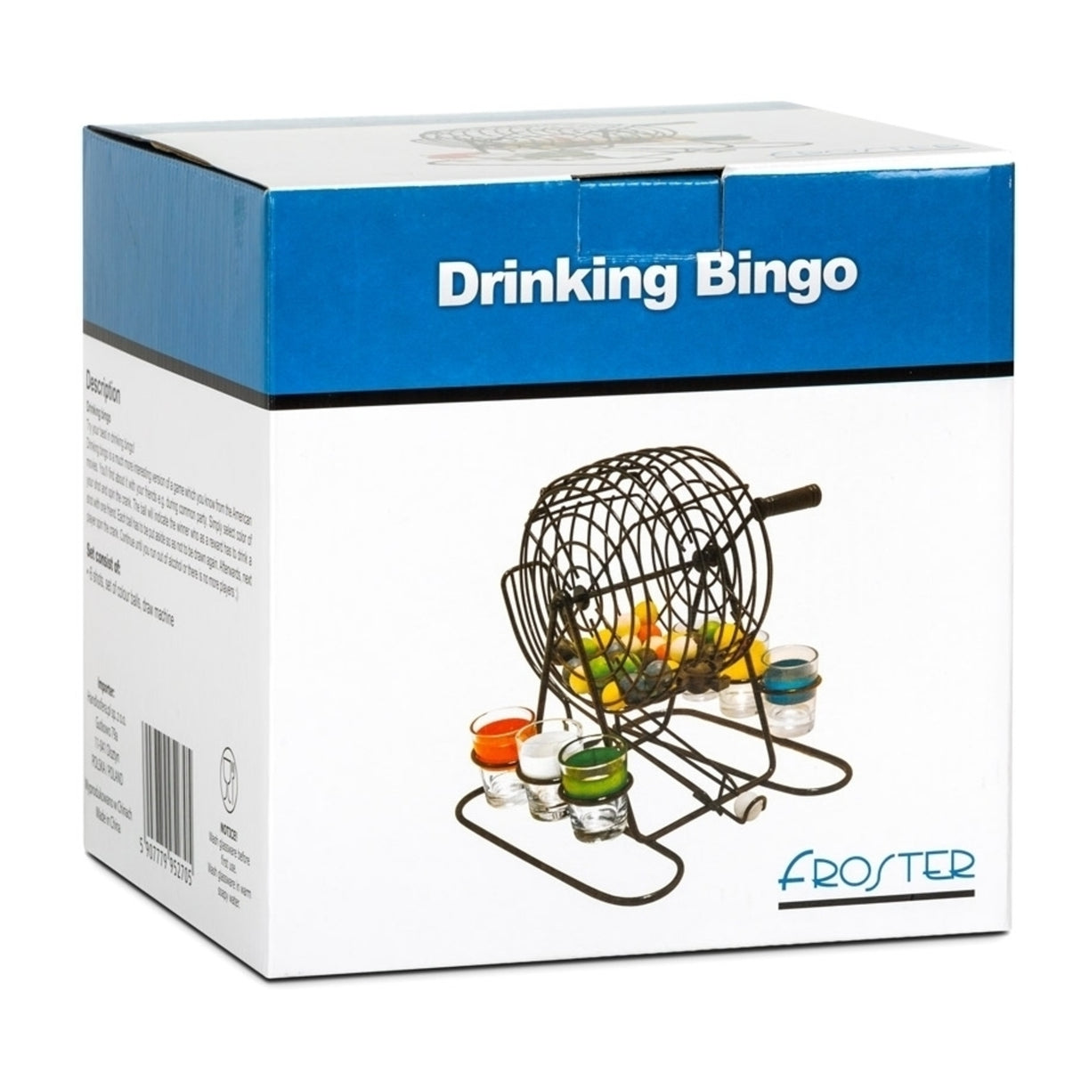 Bingo Trinkspiel mit 6 Gläsern