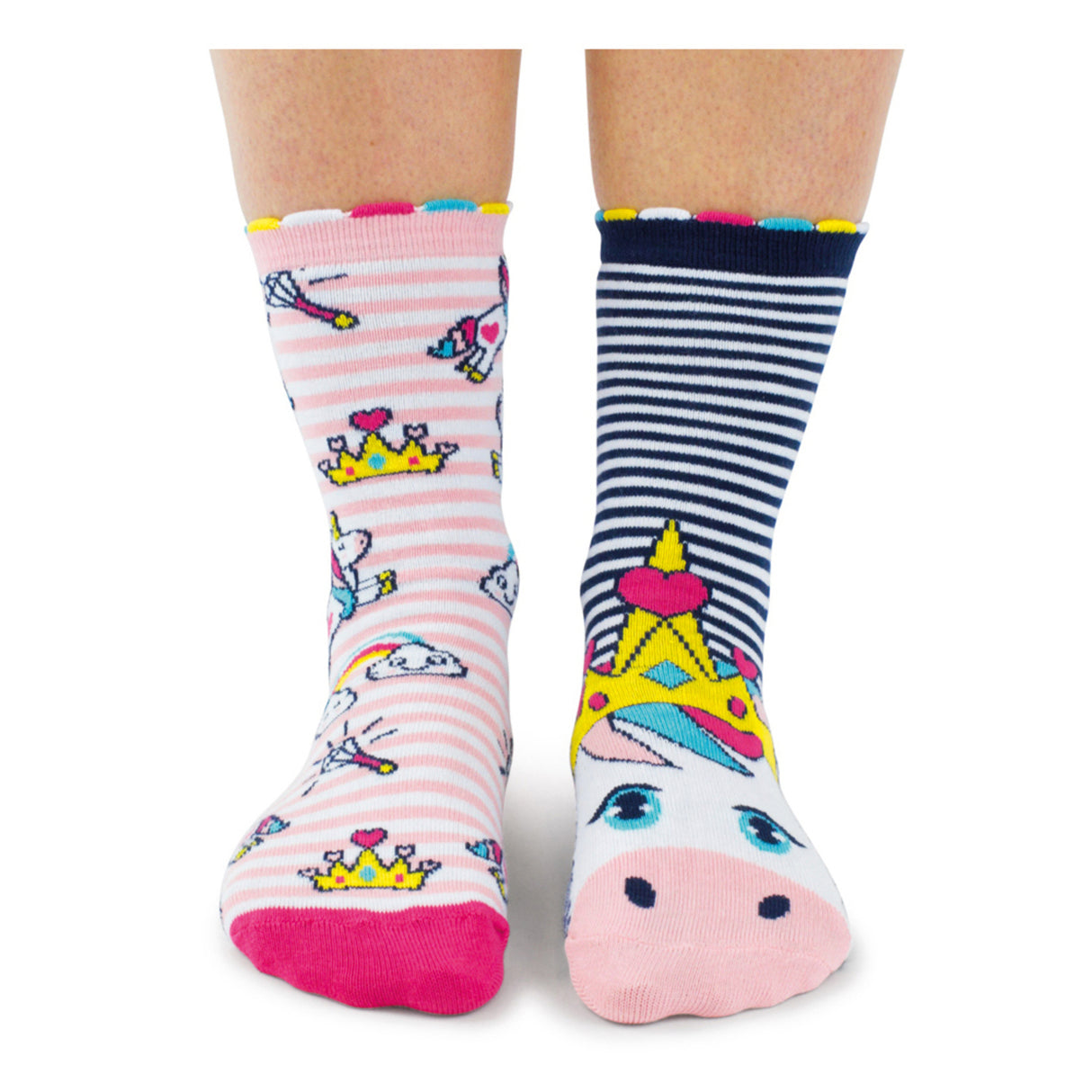 Einhorn und Regenbogen Oddsocks Socken in 30,5-38,5 im 6er Set