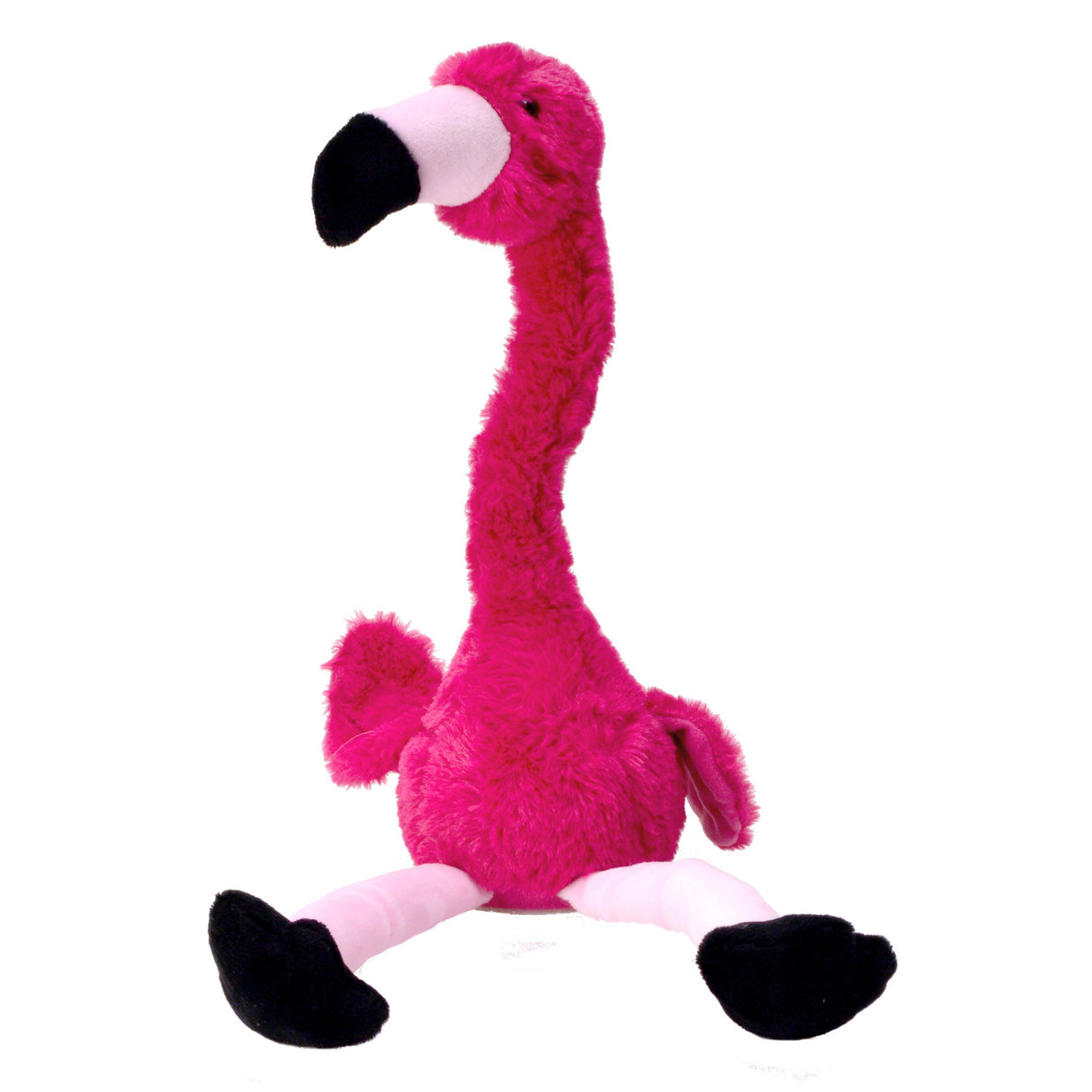 Laber-Flamingo Stofftier mit Sprachwiedergabe