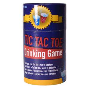 Tic Tac Toe Trinkspiel mit Spielfeld und 10 Bechern