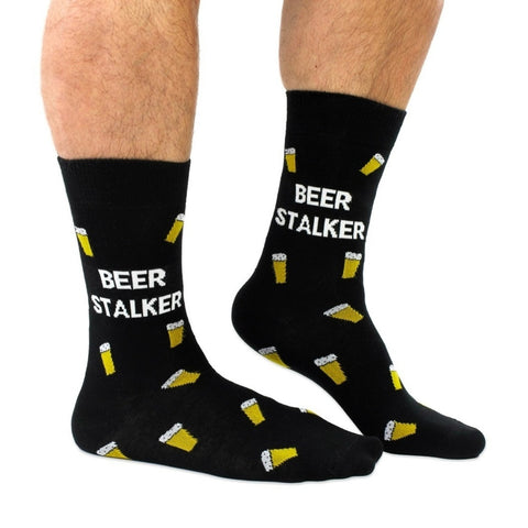 Bierglas Beer Stalker Socken in 39-46 im Paar