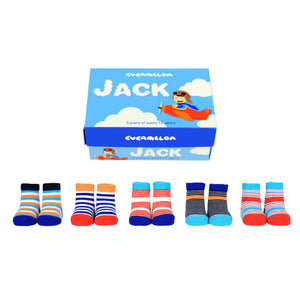 Jack der Pilot Cucamelon Socken für Kleinkinder (5 Paar)