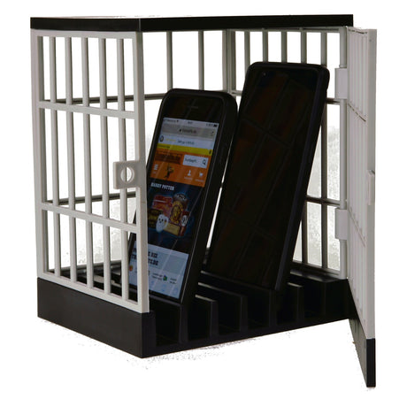 Smartphone-Gefängnis Gadget mit Schloss und Schlüssel