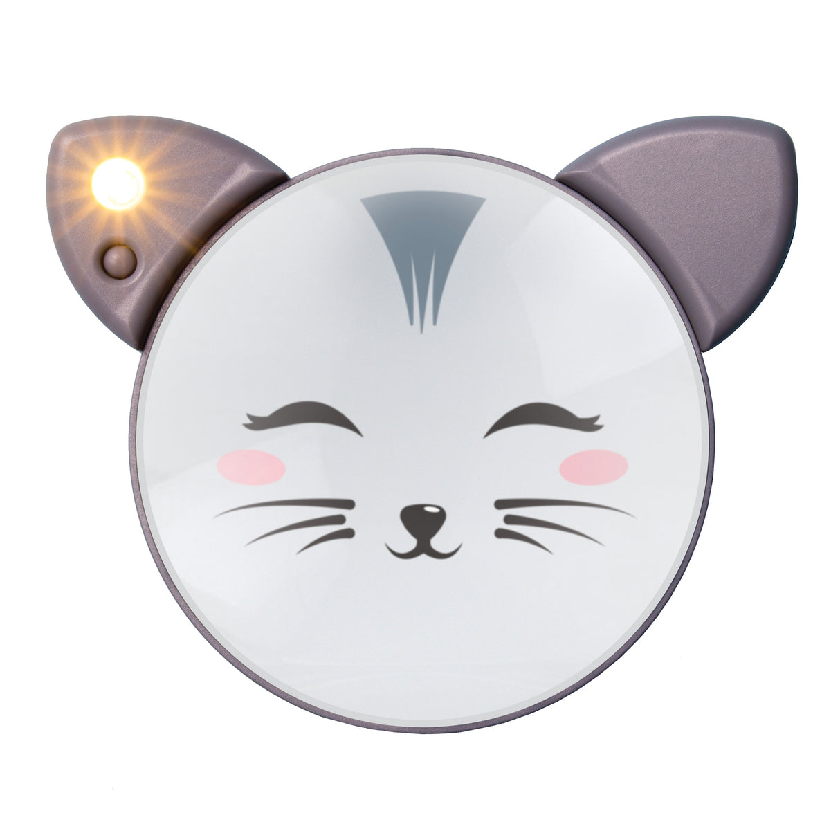 Katze Schminkspiegel mit LED-Beleuchtung