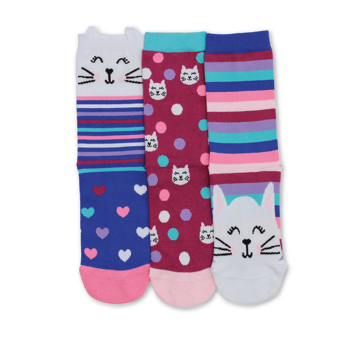 Katzen Oddsocks Socken in 30,5-38,5 im 3er Set