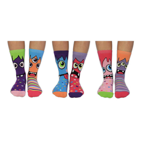 Miss Mashers Monster Oddsocks Socken in 30,5-38,5 im 6er Set