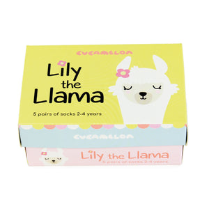 Lily das Lama Cucamelon Socken für Kleinkinder (5 Paar)