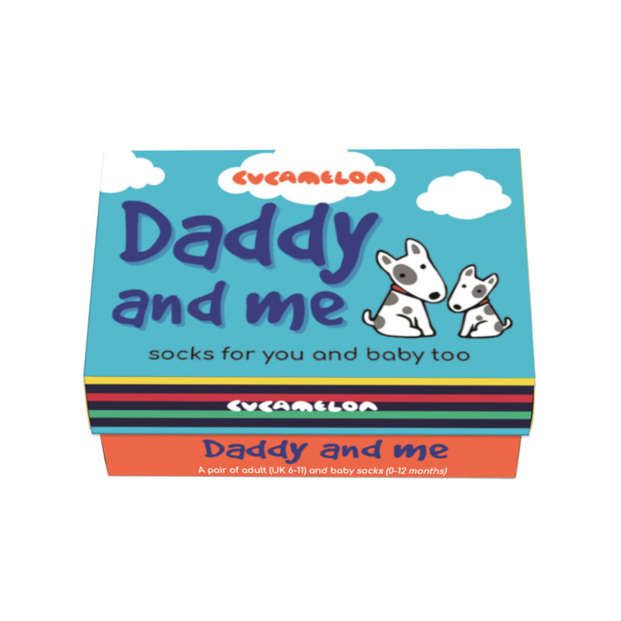 Papa und Ich Cucamelon Socken für Vater und Sohn (2 Paar)