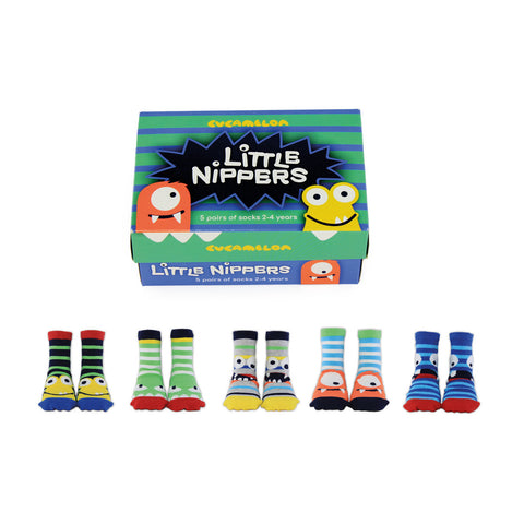 Kleine Monster Cucamelon Socken für Kleinkinder (5 Paar)