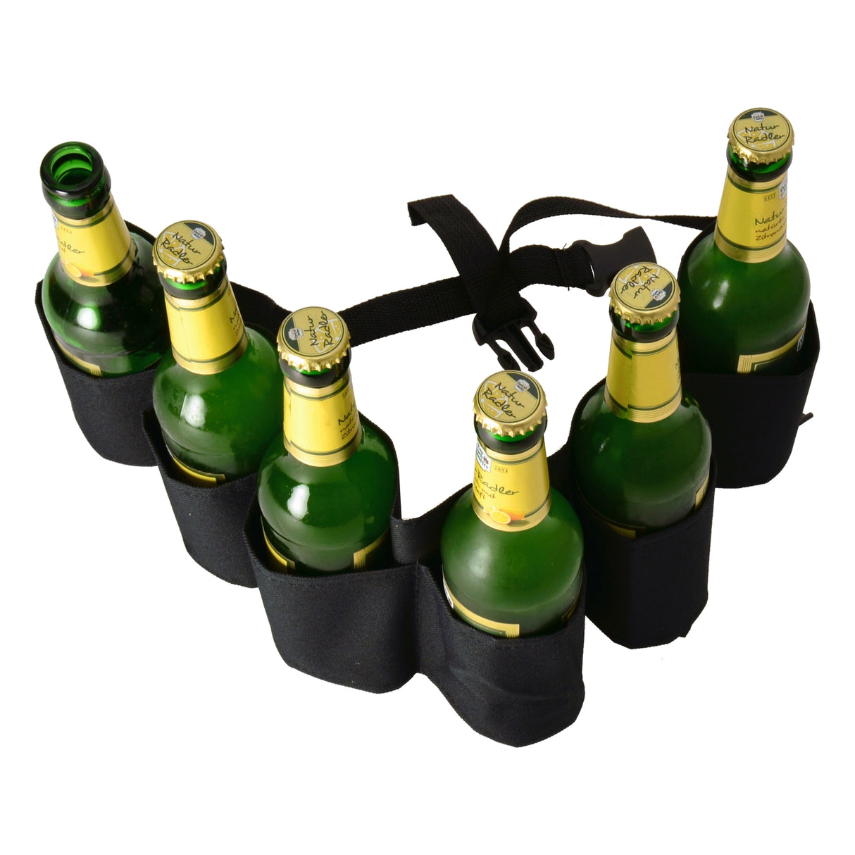 Bier Gürtel mit Flaschenöffner, 6 Flaschen tragen und öffnen