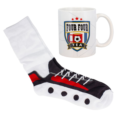 Fußball Kaffeebecher mit Socken