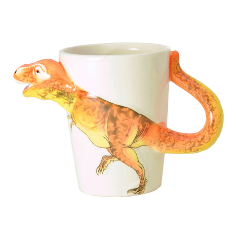 T-Rex Dinosaurier Kaffeebecher mit 3D-Effekt