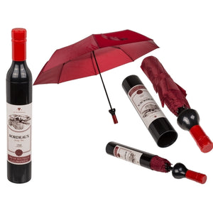 Weinflasche Regenschirm