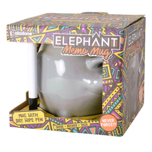 Elefant Memo Kaffeebecher mit Stift
