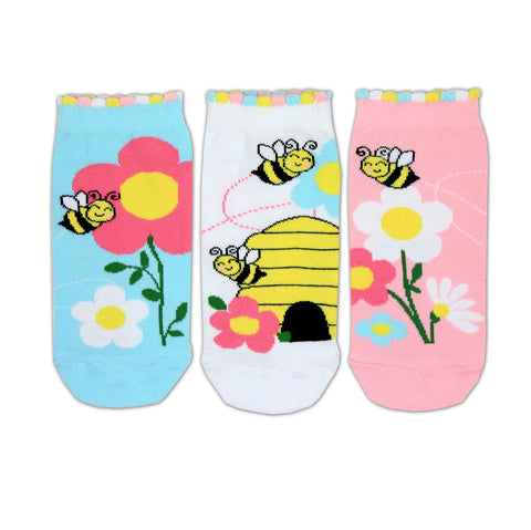 Bienen Füßlinge Oddsocks Socken in 30,5-38,5 im 3er Set