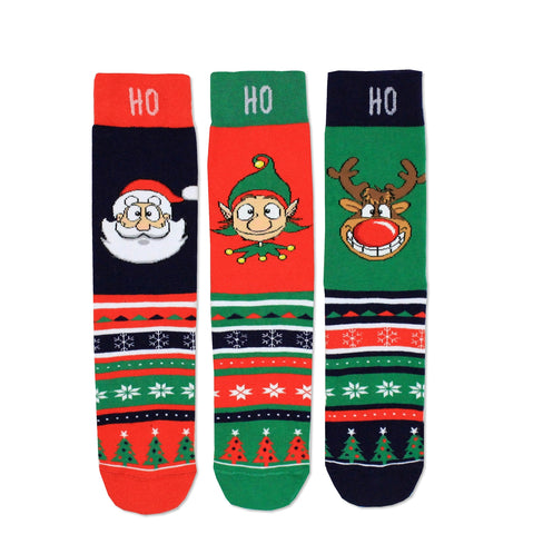 Noah Weihnachten Oddsocks Socken in 39-46 im 3er Set