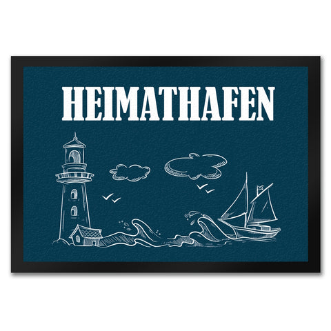 Heimathafen Leuchtturm Fußmatte