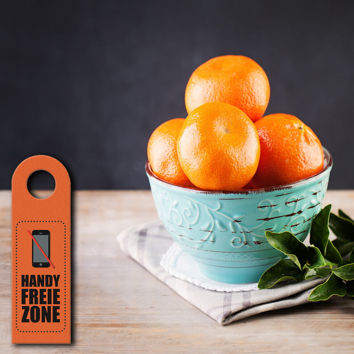 Handy freie Zone Türhänger in Orange