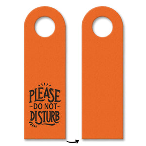 Please do not disturb Türhänger in Orange