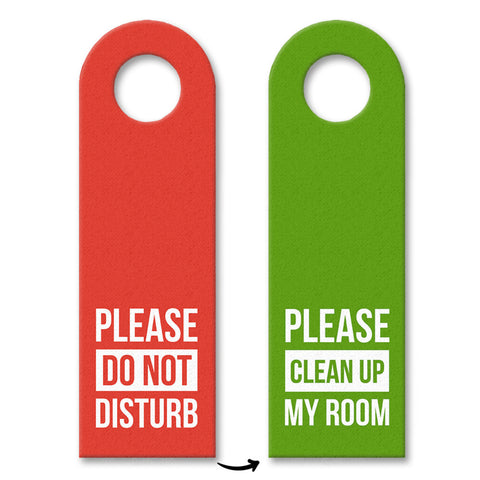 Please do not disturb - Please clean up my room Türhänger