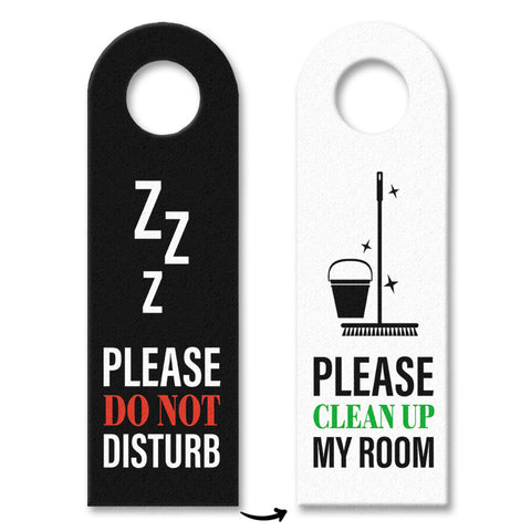Please do not disturb - Please clean up my room Türhänger