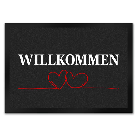 Willkommen Fußmatte
