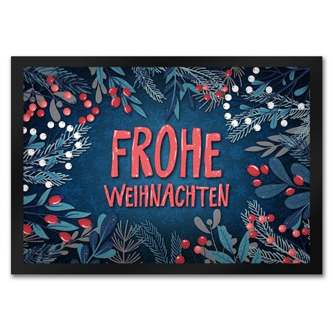 Frohe Weihnachten Fußmatte