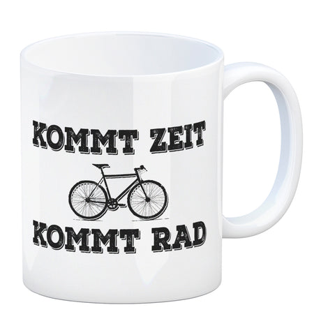 Kommt Zeit kommt Rad Mountainbike Kaffeebecher