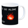 Dangerous to go Alone Kaffeebecher für alle Retro Zocker mit Pixel-Motiv