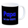 Papa ist der Beste Kaffeebecher und Blau