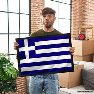 Griechenland Fahne und Flagge Fussmatte Fanartikel