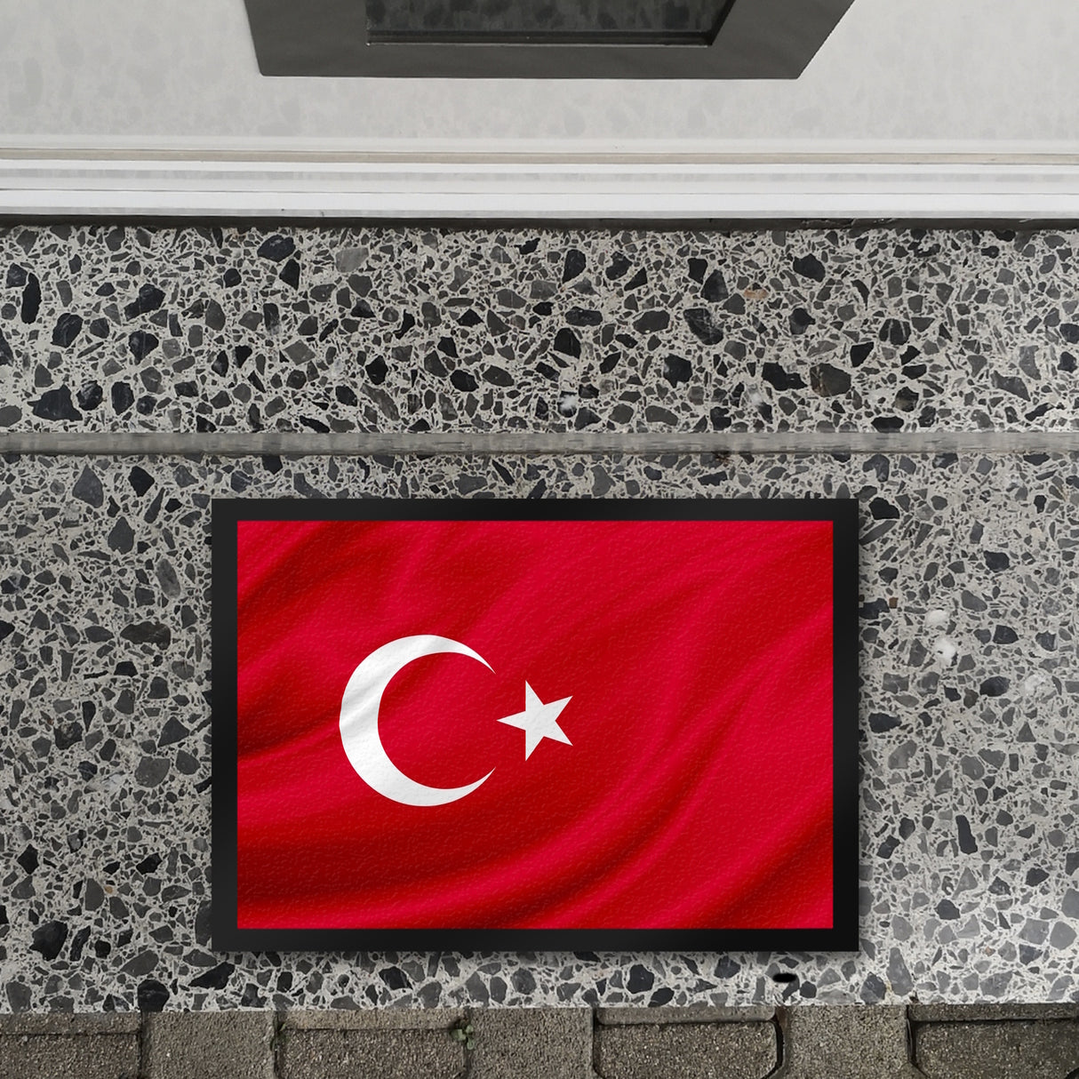 Türkei Fahne und Flagge Fussmatte Fanartikel