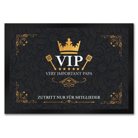 Very Important Papa Fußmatte mit VIP Motiv