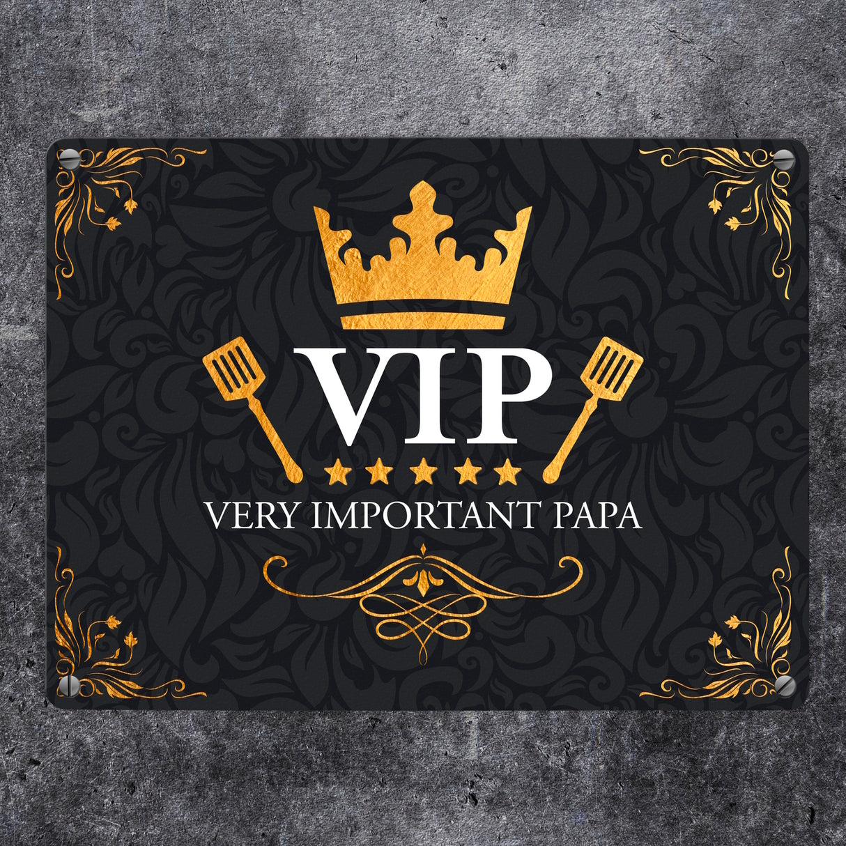 Very Important Papa Metallschild mit VIP Motiv