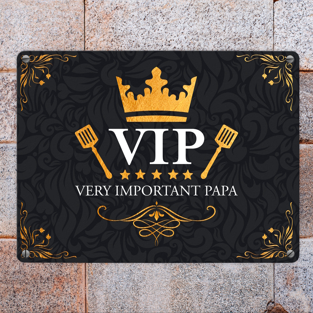 Very Important Papa Metallschild mit VIP Motiv