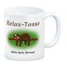 Kaffeebecher Relax-Tasse Bitte kein Stress mit schlafendem Faultier