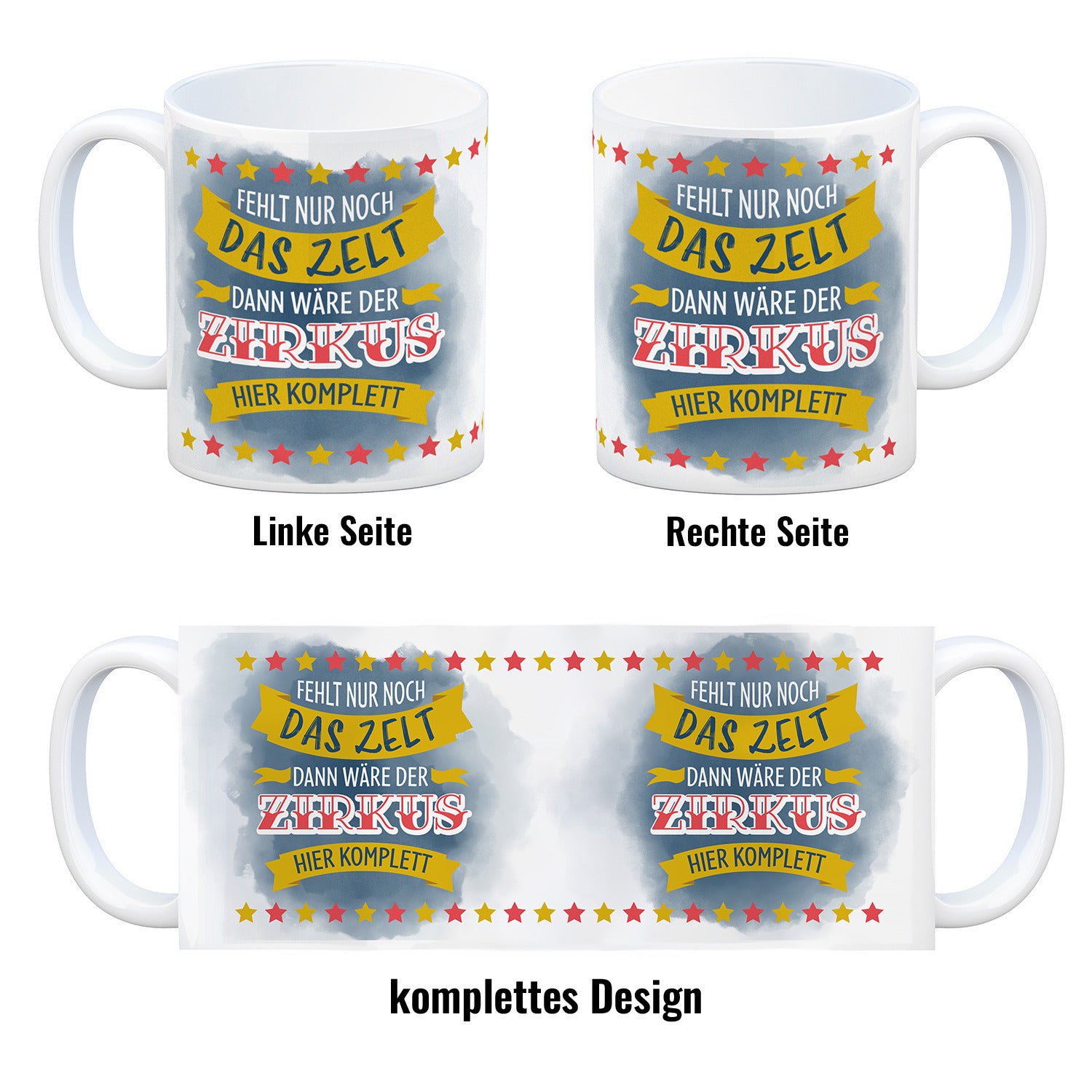 Tassenbrennerei Spruch-Tasse „Fehlt Nur Noch Das Zelt…“ – Lady Boss Edition In Rosa/Gold | Lustige Bürotasse, 330 Ml, Spülmaschinenfest