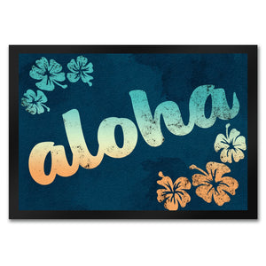 Aloha - Fußmatte im Hawaiilook