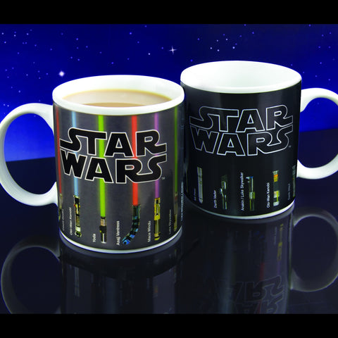 Star Wars Lichtschwert Kaffeetasse mit Wärmeeffekt