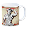 Kaffeebecher mit sexy Cowboy und Spruch - Ich will 'nen Cowboy als Mann