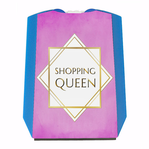 Shopping-Queen Parkscheibe mit Goldrahmen mit 2 Einkaufswagenchips