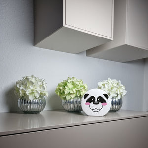 Spardose aus Keramik mit niedlichem Panda-Gesicht - für kleine Kinder